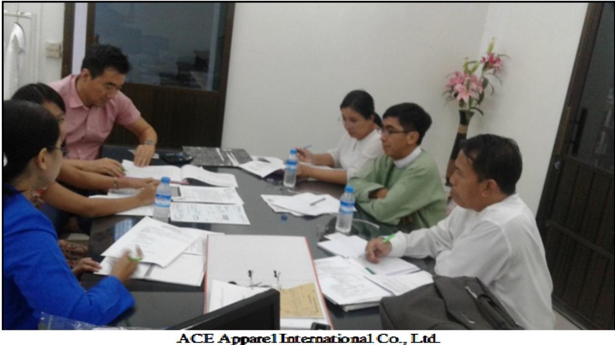 Ground Field Inspection to “ACE Apparel International Co., Ltd.”,“ Yuan Rong Shoes Co., Ltd