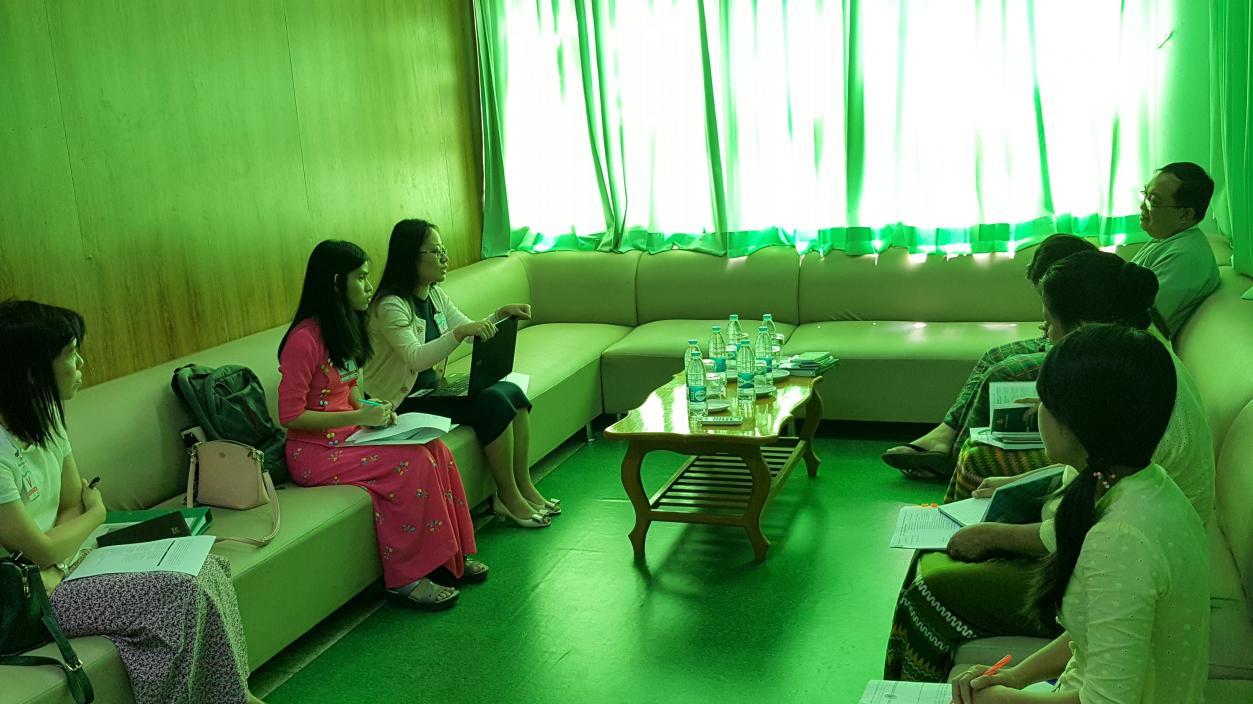 Discussion with Myanmar Fiber Optic Communication Network Co., Ltd