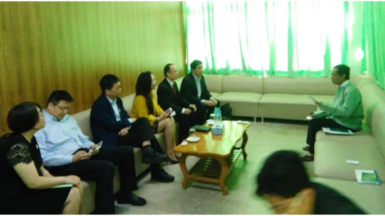 Discussion with Myanmar Fiber Optic Communication Network Co Ltd
