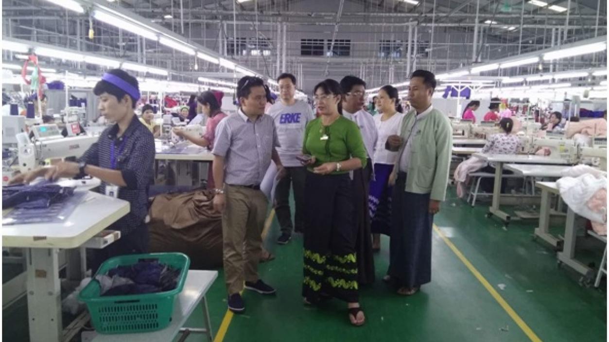 Ground Inspection on Sanyuan (Myanmar) Apparel Manufacturing Co., Ltd